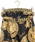 中古・古着 VERSACE (ヴェルサーチェ) 柄パンツ ブラック×イエロー サイズ:M：23000円