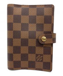 LOUIS VUITTON（ルイ ヴィトン）の古着「手帳カバー ダミエ アジェンダPM」｜ブラウン