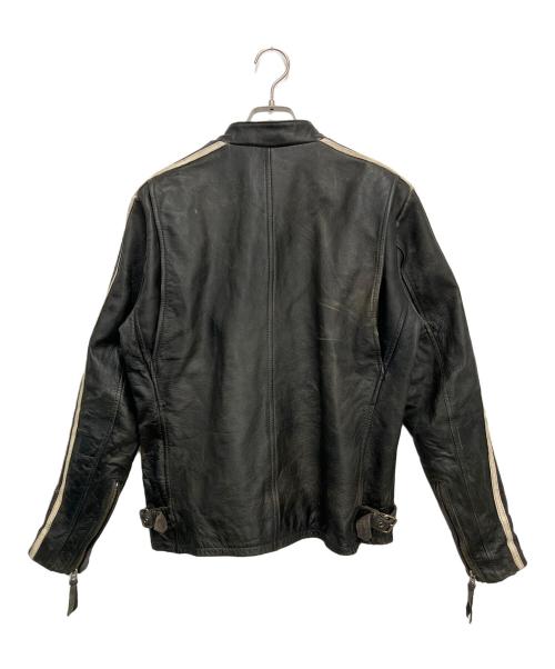 Schott（ショット）shott (ショット) レザージャケット ブラック サイズ:Mの古着・服飾アイテム