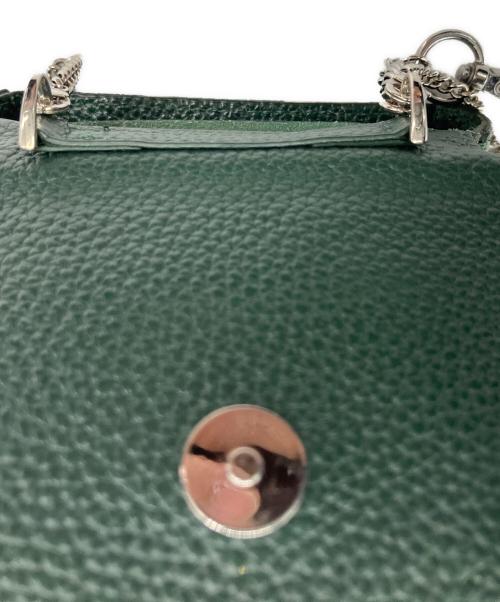 A BATHING APE（ア ベイシング エイプ）A BATHING APE (ア ベイシング エイプ) ミニショルダーバッグ グリーン×ベージュの古着・服飾アイテム