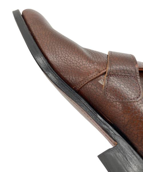 Alden（オールデン）Alden (オールデン) シングルモンクストラップ シューズ  ブラウン サイズ:9の古着・服飾アイテム