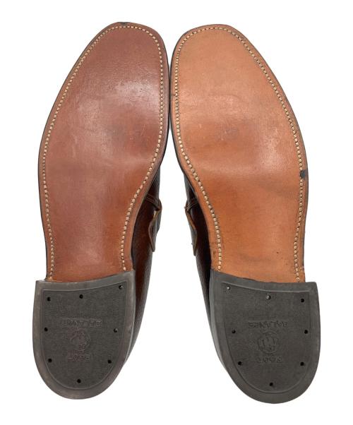 Alden（オールデン）Alden (オールデン) シングルモンクストラップ シューズ  ブラウン サイズ:9の古着・服飾アイテム