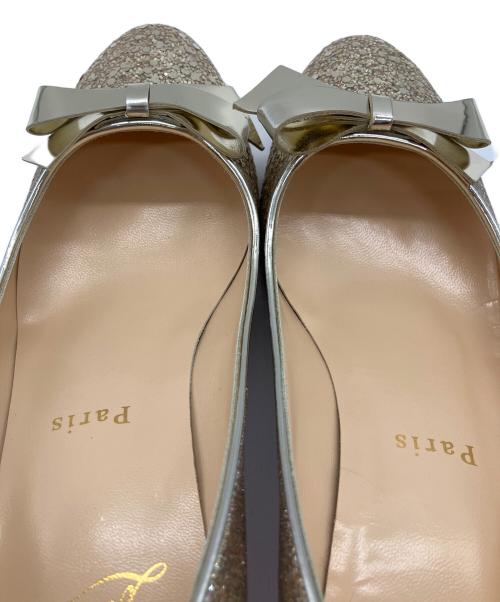 Christian Louboutin（クリスチャン・ルブタン）Christian Louboutin (クリスチャン・ルブタン) minima 45 glitter ゴールドカラー サイズ:SIZE36の古着・服飾アイテム