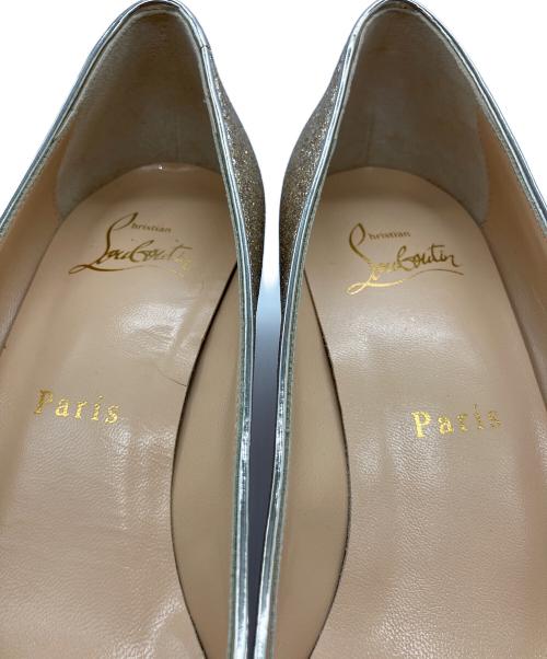 Christian Louboutin（クリスチャン・ルブタン）Christian Louboutin (クリスチャン・ルブタン) minima 45 glitter ゴールドカラー サイズ:SIZE36の古着・服飾アイテム