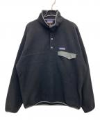 Patagoniaパタゴニア）の古着「フリースジャケット」｜ブラック×グレー