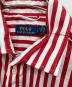 POLO RALPH LAUREN (ポロ・ラルフローレン) ストライプシャツワンピース レッド×ホワイト サイズ:US6：13000円