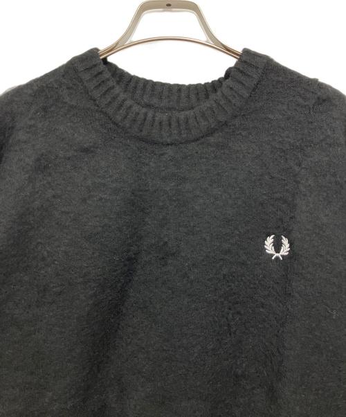 BEAMS（ビームス）BEAMS (ビームス) FRED PERRY (フレッドペリー) 厚手ニット ブラック サイズ:Lの古着・服飾アイテム
