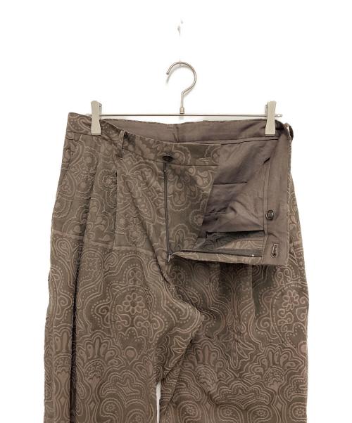 amok（アモク）amok (アモク) Paisley Shrink Pants ブラウン サイズ:Mの古着・服飾アイテム
