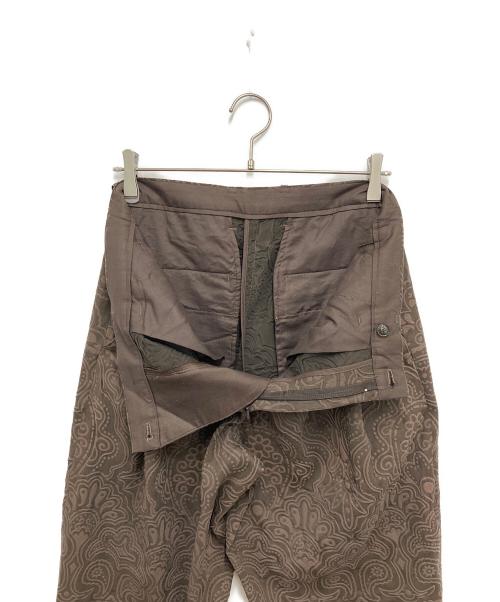 amok（アモク）amok (アモク) Paisley Shrink Pants ブラウン サイズ:Mの古着・服飾アイテム