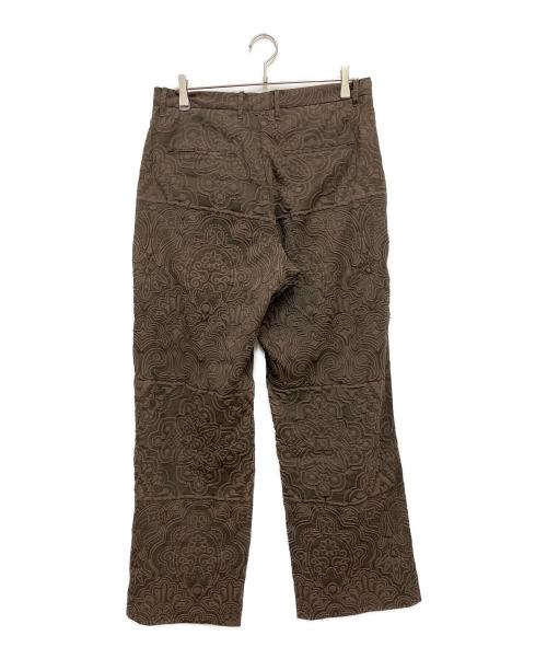amok（アモク）amok (アモク) Paisley Shrink Pants ブラウン サイズ:Mの古着・服飾アイテム