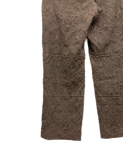 amok（アモク）amok (アモク) Paisley Shrink Pants ブラウン サイズ:Mの古着・服飾アイテム