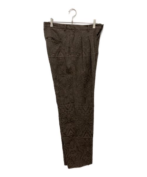 amok（アモク）amok (アモク) Paisley Shrink Pants ブラウン サイズ:Mの古着・服飾アイテム