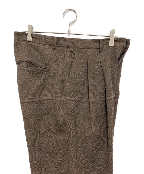 amok（アモク）amok (アモク) Paisley Shrink Pants ブラウン サイズ:Mの古着・服飾アイテム