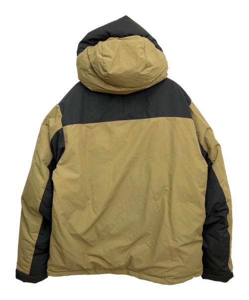 FIRST DOWN（ファーストダウン）FIRST DOWN (ファーストダウン) ダウンジャケット ベージュ×ブラック サイズ:XLの古着・服飾アイテム