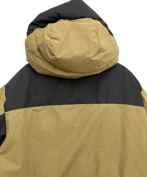 FIRST DOWN（ファーストダウン）FIRST DOWN (ファーストダウン) ダウンジャケット ベージュ×ブラック サイズ:XLの古着・服飾アイテム