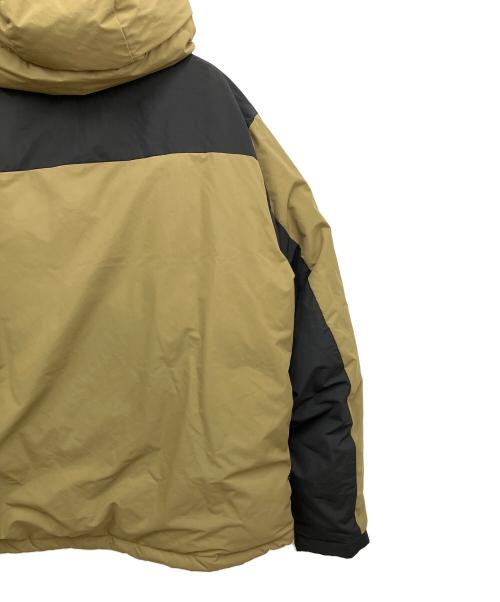 FIRST DOWN（ファーストダウン）FIRST DOWN (ファーストダウン) ダウンジャケット ベージュ×ブラック サイズ:XLの古着・服飾アイテム