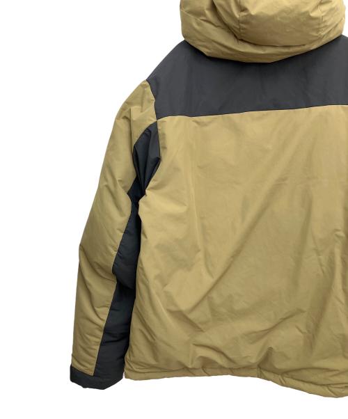 FIRST DOWN（ファーストダウン）FIRST DOWN (ファーストダウン) ダウンジャケット ベージュ×ブラック サイズ:XLの古着・服飾アイテム