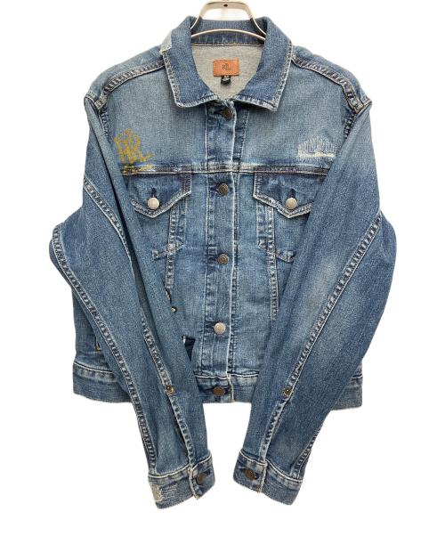 RLL（ローレンラルフローレン）RLL (ローレンラルフローレン) デニムジャケット インディゴ サイズ:Sの古着・服飾アイテム