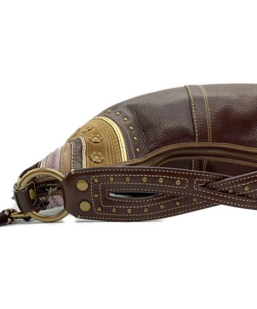 COACH（コーチ）COACH (コーチ) ソーホー・ショルダーバッグ ステッチラージホーボーの古着・服飾アイテム