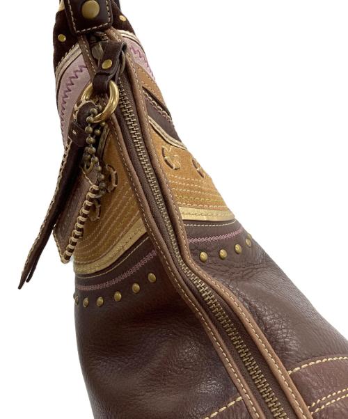 COACH（コーチ）COACH (コーチ) ソーホー・ショルダーバッグ ステッチラージホーボーの古着・服飾アイテム