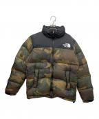 THE NORTH FACEザ ノース フェイス）の古着「ダウンジャケット」｜ブラウン×ブラック