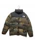 THE NORTH FACE（ザ ノース フェイス）の古着「ダウンジャケット」｜ブラウン×ブラック