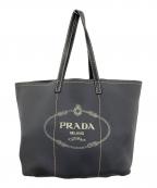 PRADAプラダ）の古着「トートバッグ ネオプレーン」｜グレー