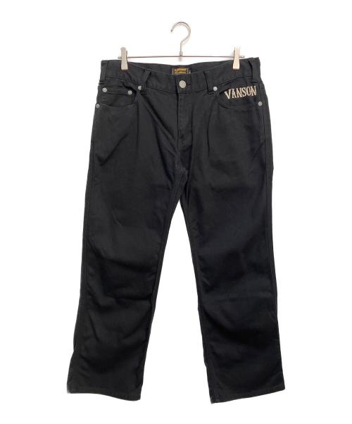 VANSON（バンソン）VANSON (バンソン) トムとジェリー (トムトジェリー) デニムパンツ ブラック サイズ:W34の古着・服飾アイテム