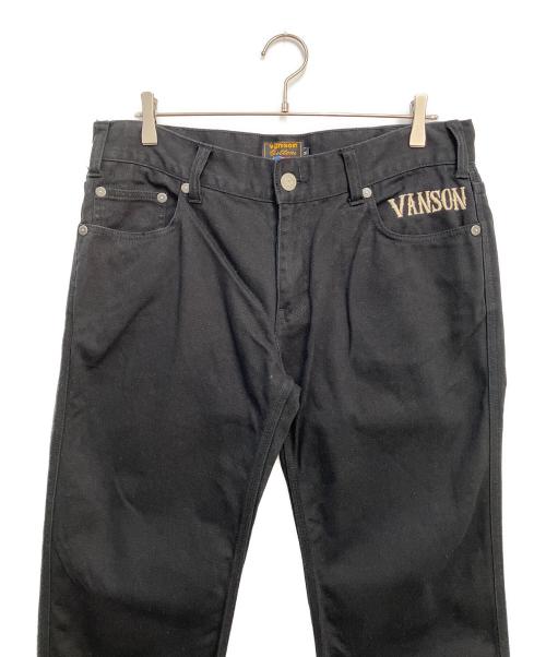 VANSON（バンソン）VANSON (バンソン) トムとジェリー (トムトジェリー) デニムパンツ ブラック サイズ:W34の古着・服飾アイテム