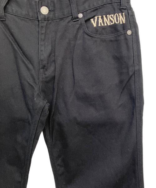 VANSON（バンソン）VANSON (バンソン) トムとジェリー (トムトジェリー) デニムパンツ ブラック サイズ:W34の古着・服飾アイテム