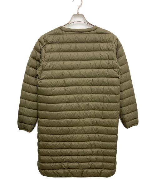 DANTON（ダントン）DANTON (ダントン) Vネックロングインナーダウンコート オリーブ サイズ:36の古着・服飾アイテム