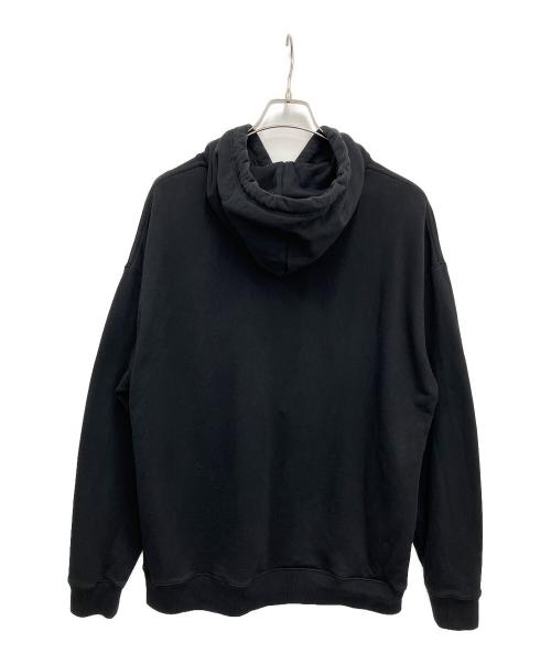 LOEWE（ロエベ）LOEWE (ロエベ) アナグラムパッチポケットフーディー ブラック サイズ:XLの古着・服飾アイテム