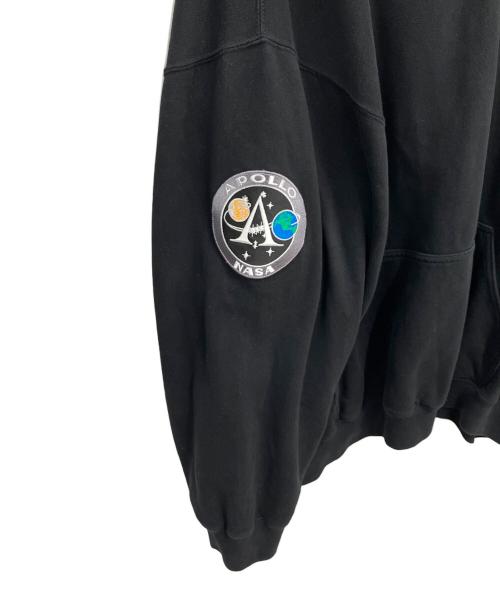 BALENCIAGA（バレンシアガ）BALENCIAGA (バレンシアガ) Space Boxy Hoodie（スペースボクシーフーディ) ブラック サイズ:SIZE Mの古着・服飾アイテム