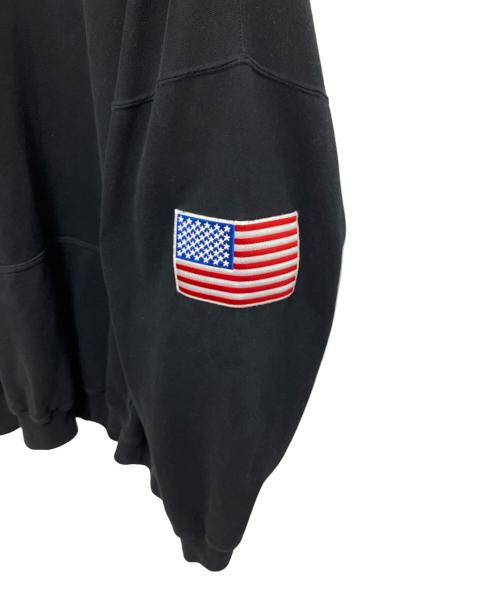 BALENCIAGA（バレンシアガ）BALENCIAGA (バレンシアガ) Space Boxy Hoodie（スペースボクシーフーディ) ブラック サイズ:SIZE Mの古着・服飾アイテム