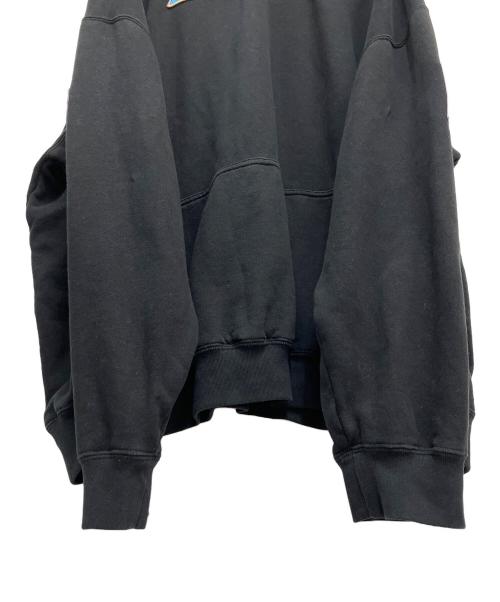 BALENCIAGA（バレンシアガ）BALENCIAGA (バレンシアガ) Space Boxy Hoodie（スペースボクシーフーディ) ブラック サイズ:SIZE Mの古着・服飾アイテム