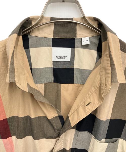 BURBERRY LONDON（バーバリーロンドン）BURBERRY LONDON (バーバリーロンドン) ノバチェックシャツ ブラウン サイズ:XLの古着・服飾アイテム