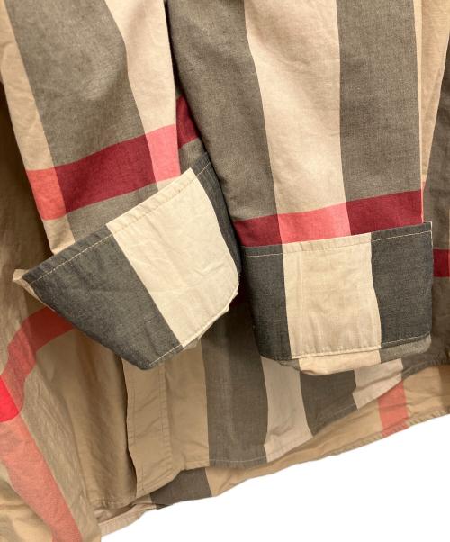BURBERRY LONDON（バーバリーロンドン）BURBERRY LONDON (バーバリーロンドン) ノバチェックシャツ ブラウン サイズ:XLの古着・服飾アイテム