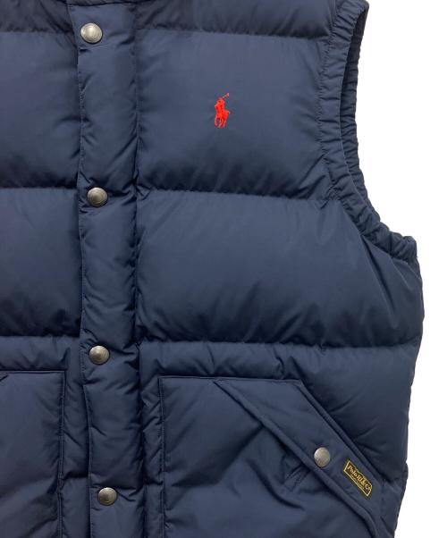 POLO RALPH LAUREN（ポロ・ラルフローレン）POLO RALPH LAUREN (ポロ・ラルフローレン) ダウンベスト ネイビー サイズ:Lの古着・服飾アイテム