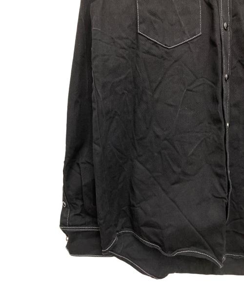 GIVENCHY（ジバンシィ）GIVENCHY (ジバンシィ) デニムシャツ ブラック サイズ:Lの古着・服飾アイテム