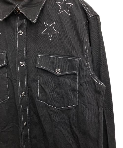 GIVENCHY（ジバンシィ）GIVENCHY (ジバンシィ) デニムシャツ ブラック サイズ:Lの古着・服飾アイテム