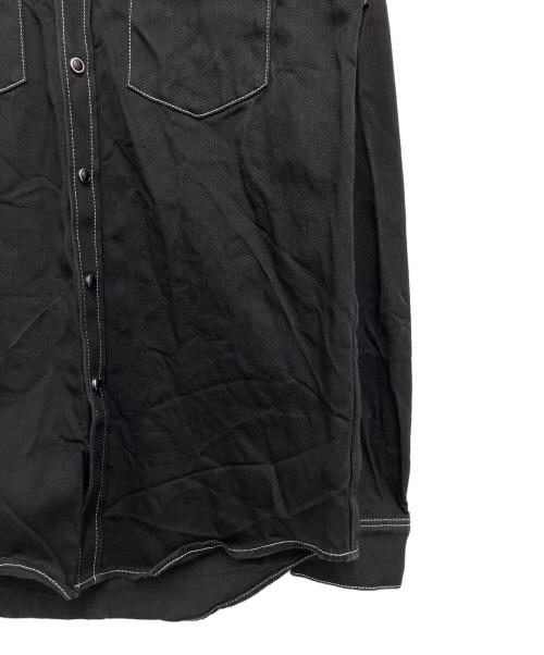 GIVENCHY（ジバンシィ）GIVENCHY (ジバンシィ) デニムシャツ ブラック サイズ:Lの古着・服飾アイテム