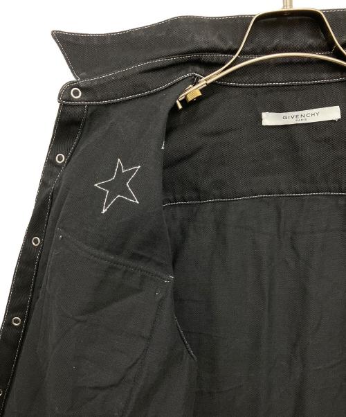 GIVENCHY（ジバンシィ）GIVENCHY (ジバンシィ) デニムシャツ ブラック サイズ:Lの古着・服飾アイテム