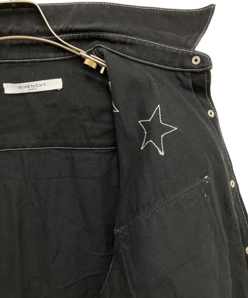 GIVENCHY（ジバンシィ）GIVENCHY (ジバンシィ) デニムシャツ ブラック サイズ:Lの古着・服飾アイテム