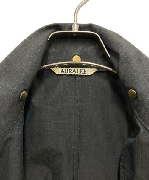 AURALEE（オーラリー）AURALEE (オーラリー) WASHED FINX RIPSTOP CHAMBRAY BIG FIELD BLOUSON ブラック サイズ:XLの古着・服飾アイテム