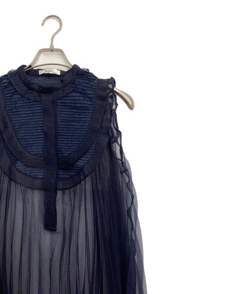 Snidel（スナイデル）Snidel (スナイデル) ノースリーブワンピース ネイビー サイズ:Freeの古着・服飾アイテム
