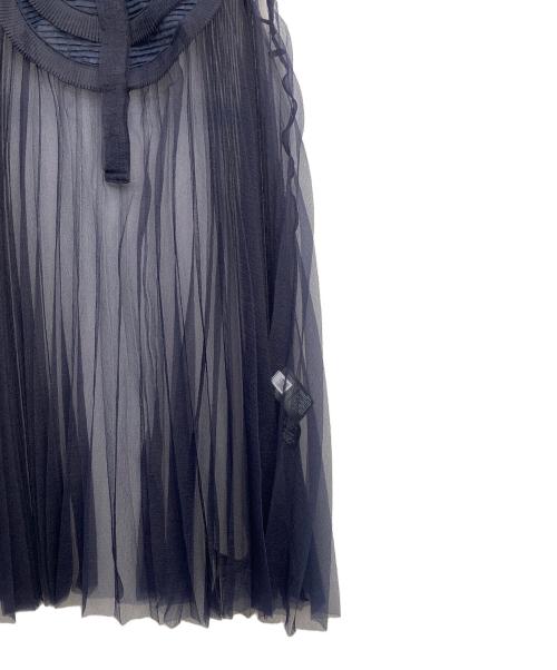Snidel（スナイデル）Snidel (スナイデル) ノースリーブワンピース ネイビー サイズ:Freeの古着・服飾アイテム