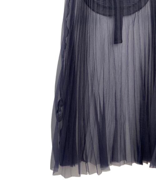 Snidel（スナイデル）Snidel (スナイデル) ノースリーブワンピース ネイビー サイズ:Freeの古着・服飾アイテム