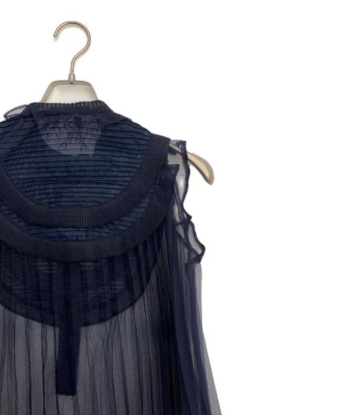 Snidel（スナイデル）Snidel (スナイデル) ノースリーブワンピース ネイビー サイズ:Freeの古着・服飾アイテム