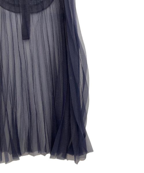 Snidel（スナイデル）Snidel (スナイデル) ノースリーブワンピース ネイビー サイズ:Freeの古着・服飾アイテム