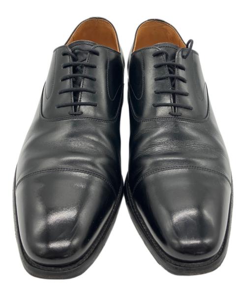 SCOTCH GRAIN（スコッチグレイン）SCOTCH GRAIN (スコッチグレイン) ストレートチップシューズ ブラック サイズ:25cmの古着・服飾アイテム